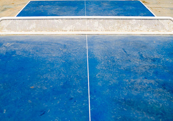 Construction court de tennis